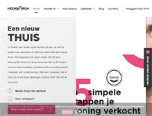 Tablet Screenshot of heemborgh.nl